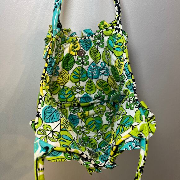 Vera Bradley Limes Up Mini Double Strap Handbag Purse - Picture 5 of 6